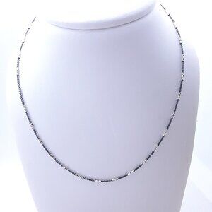 New 18 inch sterling silver cable and diamond cut 1.5 mm chain NWOT